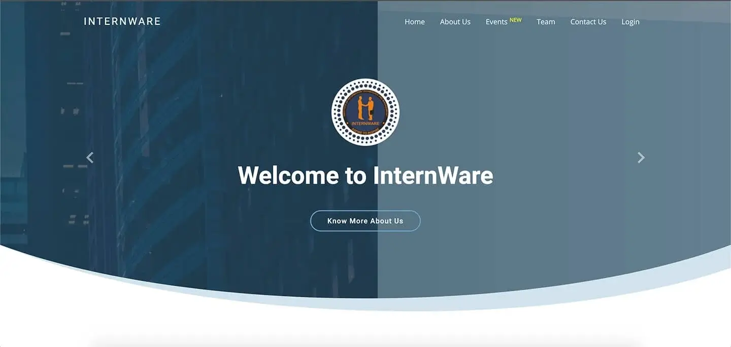 InternWare Website